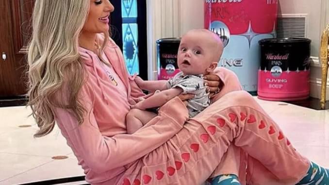 “He just has a giant brain,” Paris Hilton reacted strongly to internet comments about her son’s head.