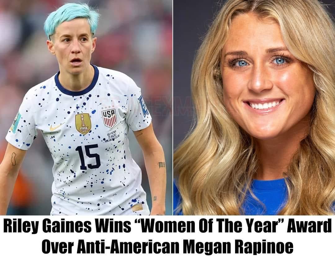 Megan Rapinoe’s Reputation Takes a Dive as Riley Gaines Claims ‘Woman of the Year’