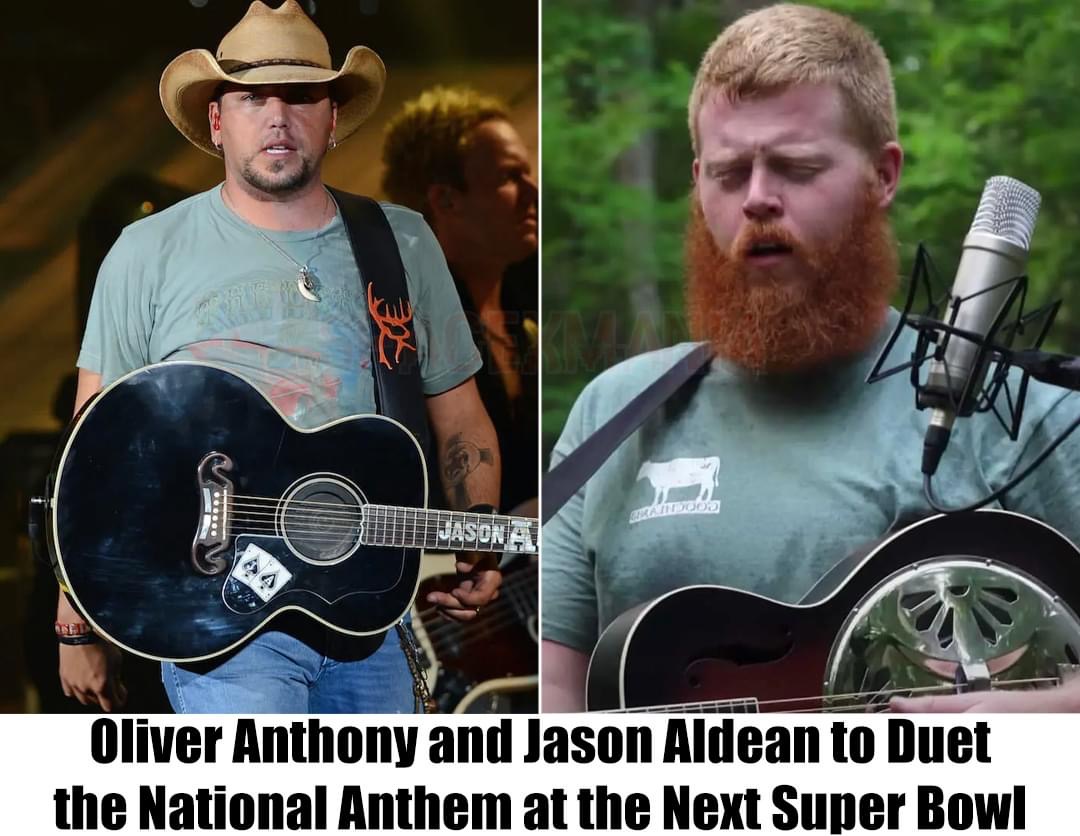 Breaking: Jason Aldean and Oliver Anthony to Perform at the Super Bowl Halftime Next Year