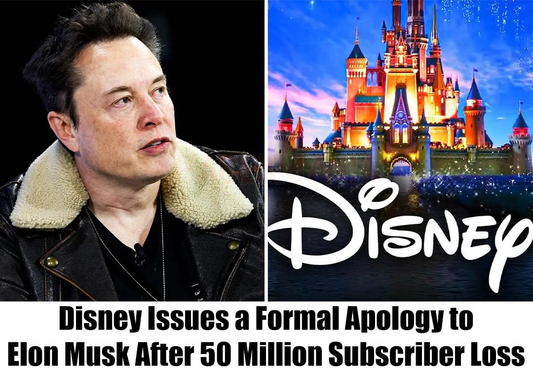 Breaking: Disney Issues a Formal Apology to Elon Musk After 50 Million Subscriber Loss