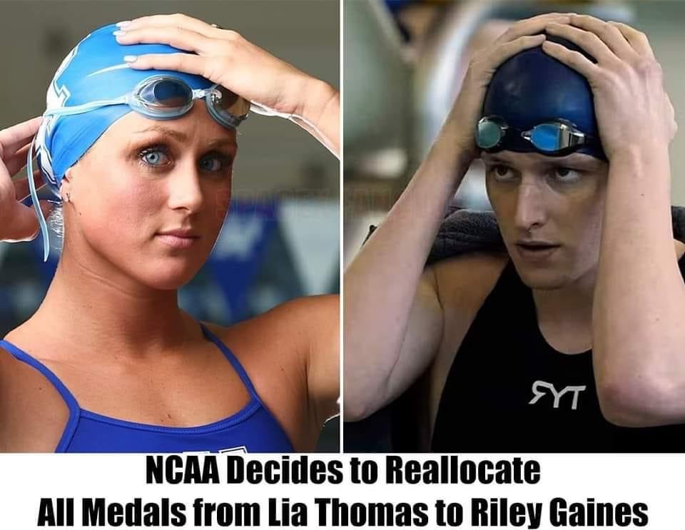 Breaking: NCAA Decides to Reallocate All Medals from Lia Thomas to Riley Gaines