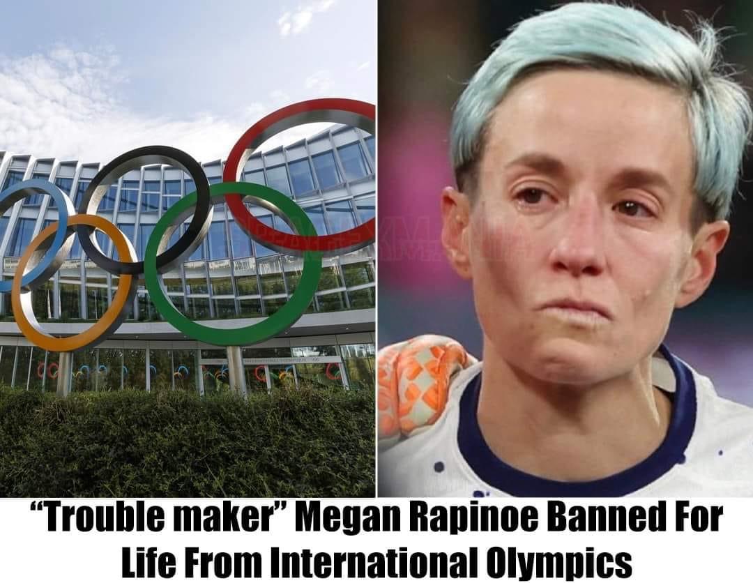 “She’s A Troublemaker”: Olympic Committee Bans Megan Rapinoe For Life