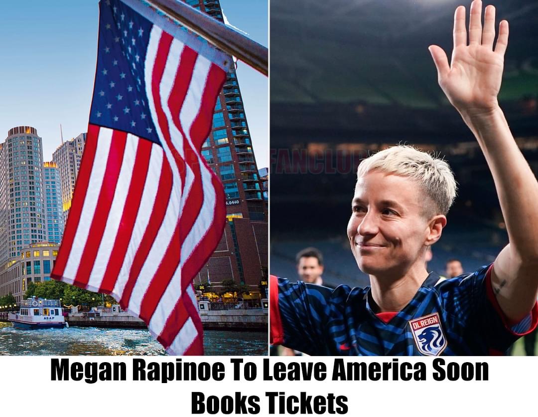 Just in: Megan Rapinoe Books Tickets to Leave America